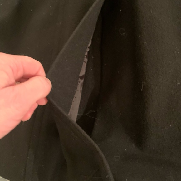 Giacca black wool petty coat style winter coat - Picture 7 of 7